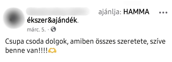 HAMMA ékszer&ajándék