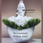 "Szívünkben örökké élsz" sírdísz