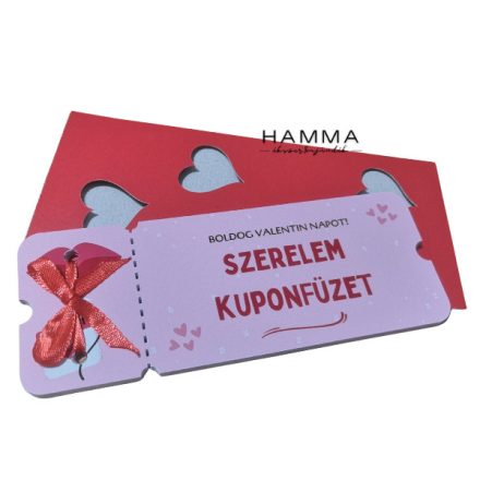 Szerelem kuponfüzet