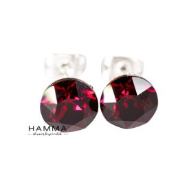 8 mm Bedugós kristály fülbevaló - Léa