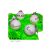 Feliratos karácsonyi üveg gömbdísz